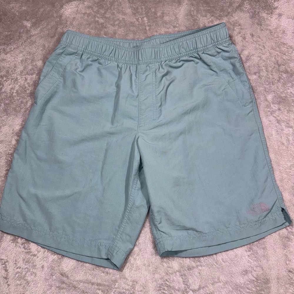 The North Face Swim Shorts Trunks Lined Relaxed Fit Mens Medium Light Blue Beach